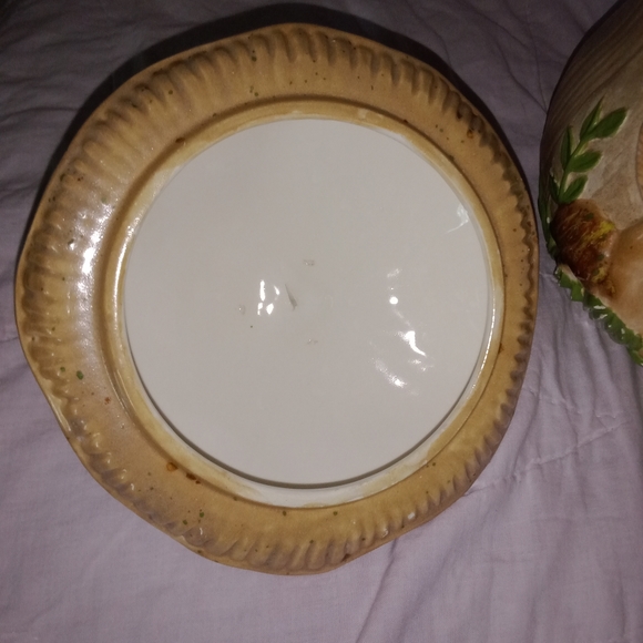 Vintage Mushroom 1973 Folk Art Cookie Jar - Picture 6 of 12